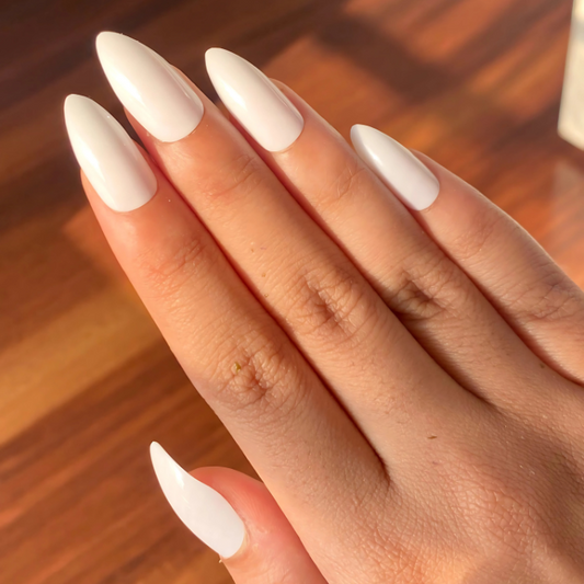 Cloud Nine Almond High-Shine Press On Nails