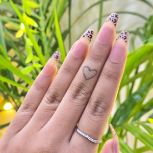 Leopard Luxe Long Coffin Press On Nails