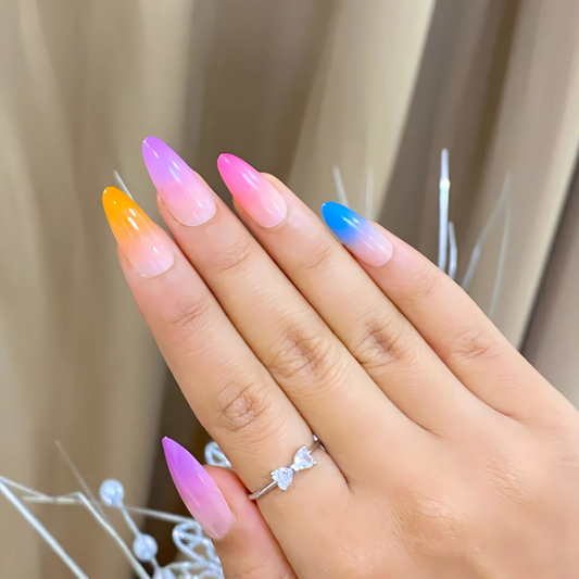 Aura Prism – Gradient(Ombre) Sunset Stiletto Set