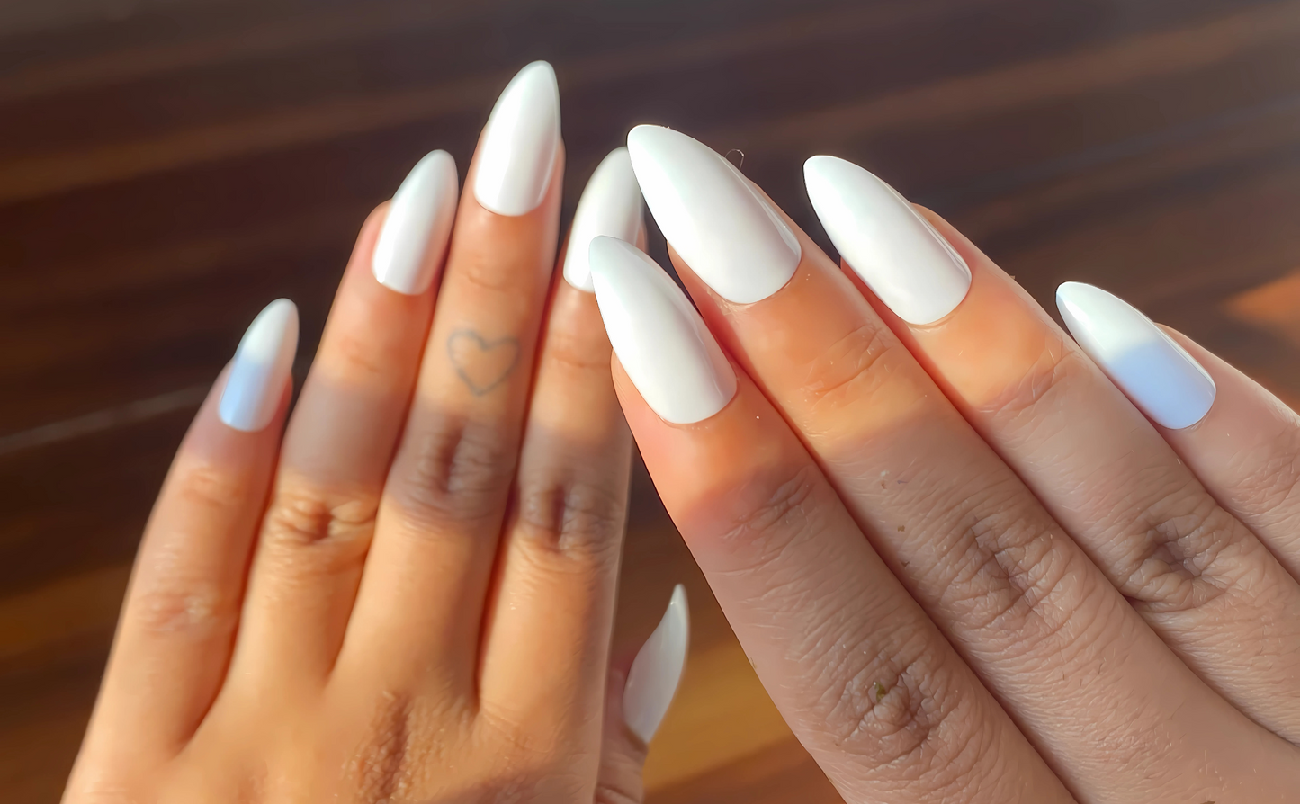 Cloud Nine Almond High-Shine Press On Nails